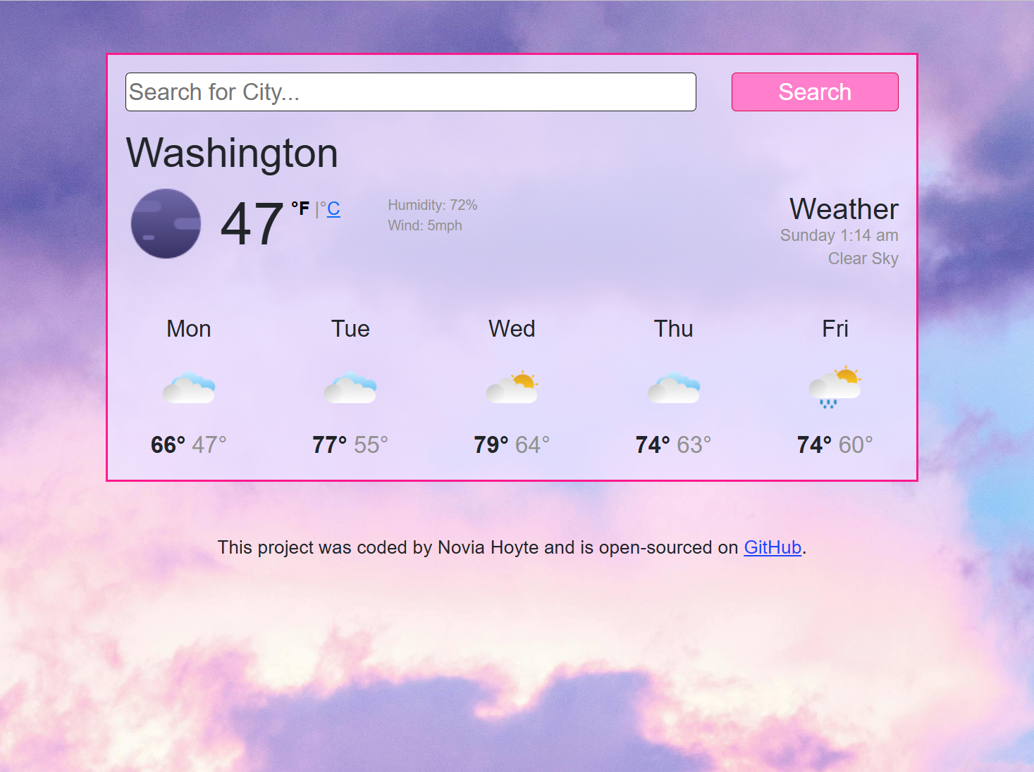 React Weather App